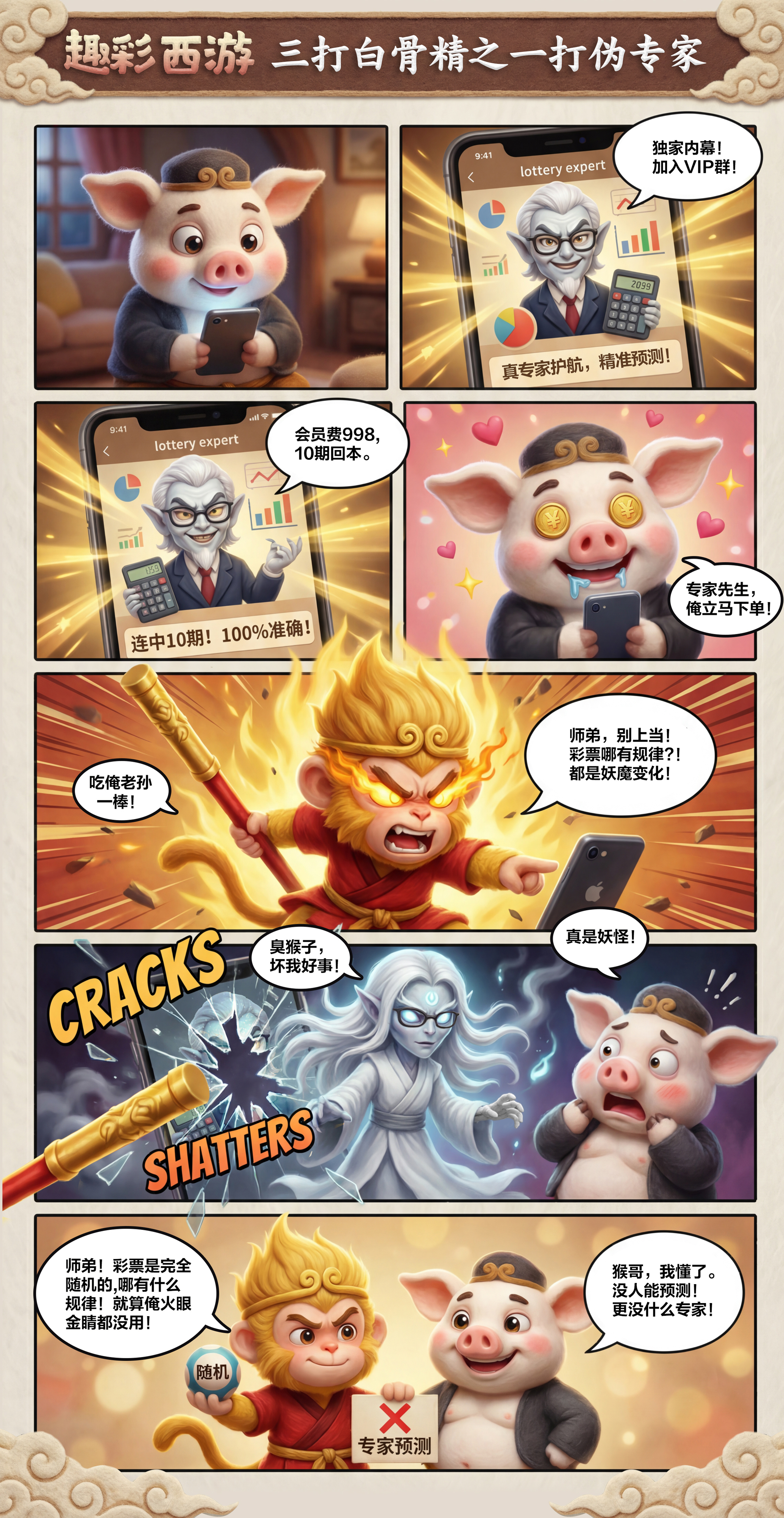 三打白骨精之一打伪专家