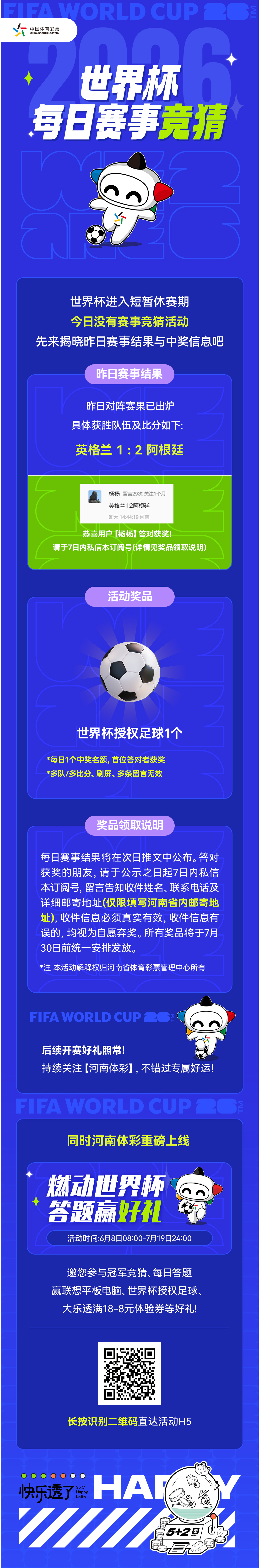 【模板3】7月8日有中奖公示无比赛推文